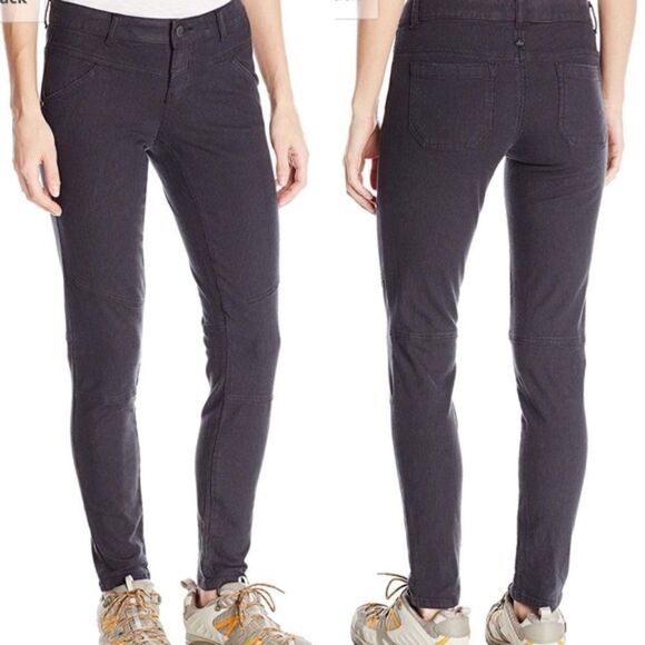 PRANA Women's Jodi Pants Stripe Stretch Denim Size 2 - Picture 1 of 8